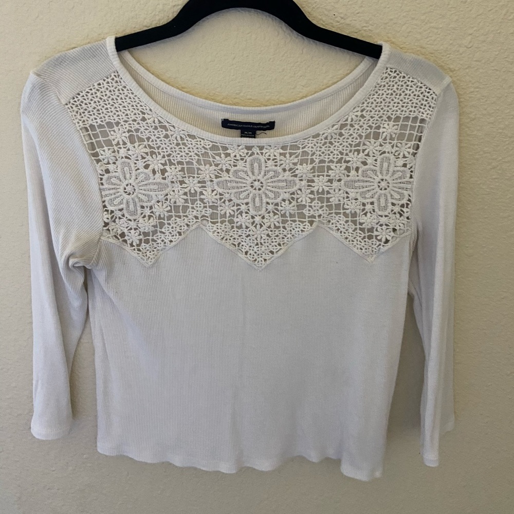 White half sleeved shirt